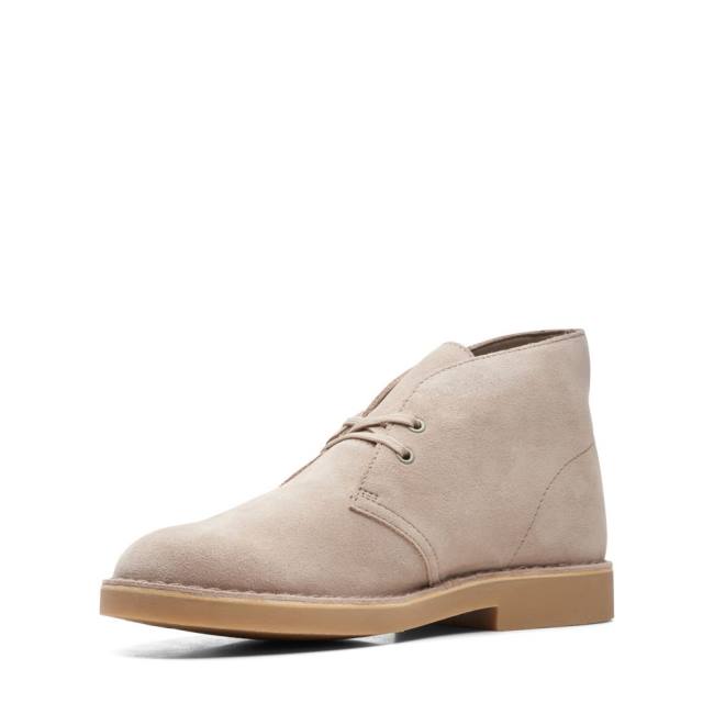 Botas do Deserto Clarks Desert Boot Classicos Evo Masculino Sand Suede | CLK928NMF