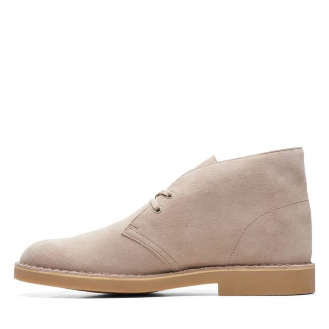 Botas do Deserto Clarks Desert Boot Classicos Evo Masculino Sand Suede | CLK928NMF