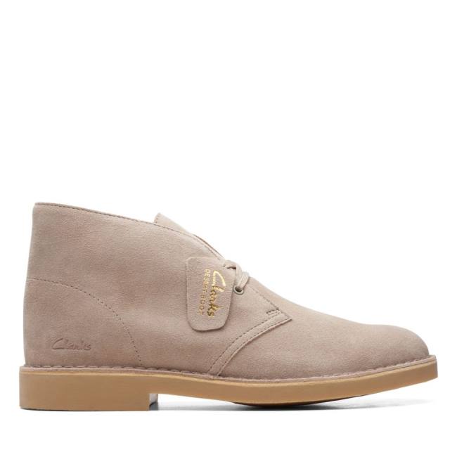 Botas do Deserto Clarks Desert Boot Classicos Evo Masculino Sand Suede | CLK928NMF