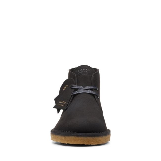 Botas do Deserto Clarks Desert Boot Masculino Pretas | CLK089YWX