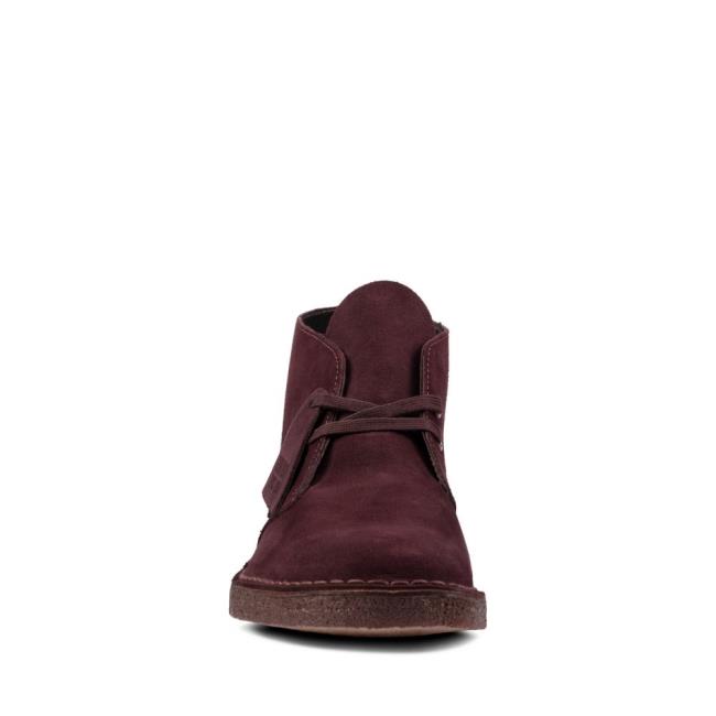 Botas do Deserto Clarks Desert Boot Masculino Bordeaux | CLK102PQV