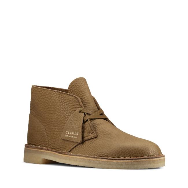 Botas do Deserto Clarks Desert Boot Masculino Verde Oliva Escuro | CLK742IGB