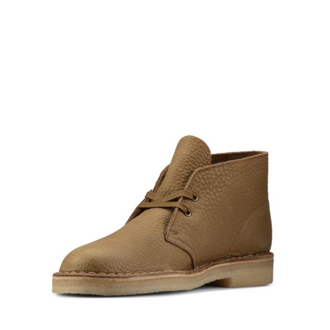 Botas do Deserto Clarks Desert Boot Masculino Verde Oliva Escuro | CLK742IGB