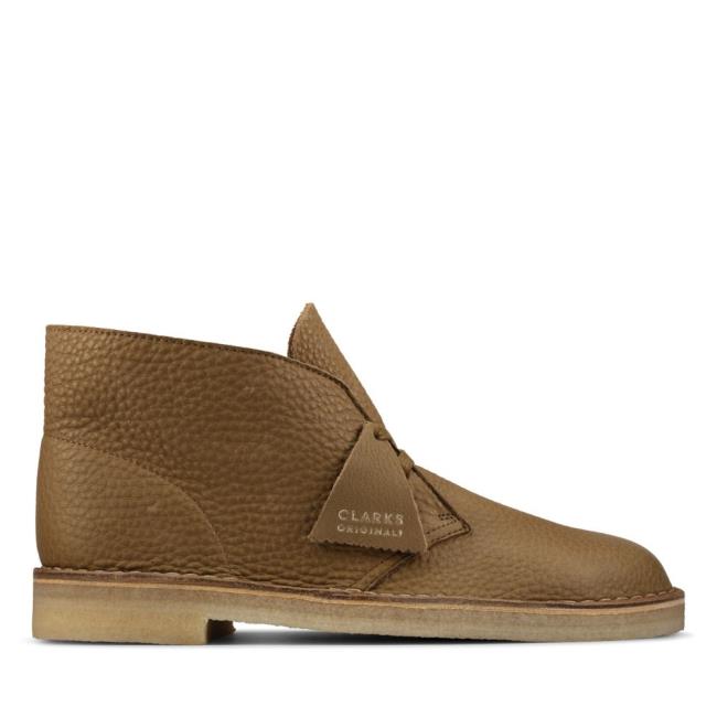 Botas do Deserto Clarks Desert Boot Masculino Verde Oliva Escuro | CLK742IGB