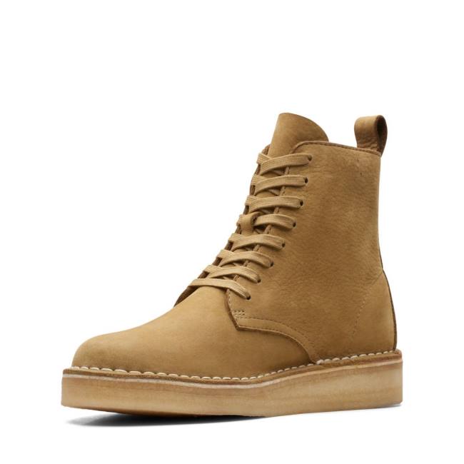 Botas do Deserto Clarks Desert Coal Classicos Hi Feminino Marrom | CLK184VDX