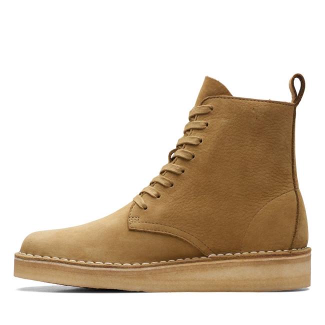 Botas do Deserto Clarks Desert Coal Classicos Hi Feminino Marrom | CLK184VDX