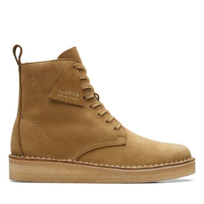 Botas do Deserto Clarks Desert Coal Classicos Hi Feminino Marrom | CLK184VDX