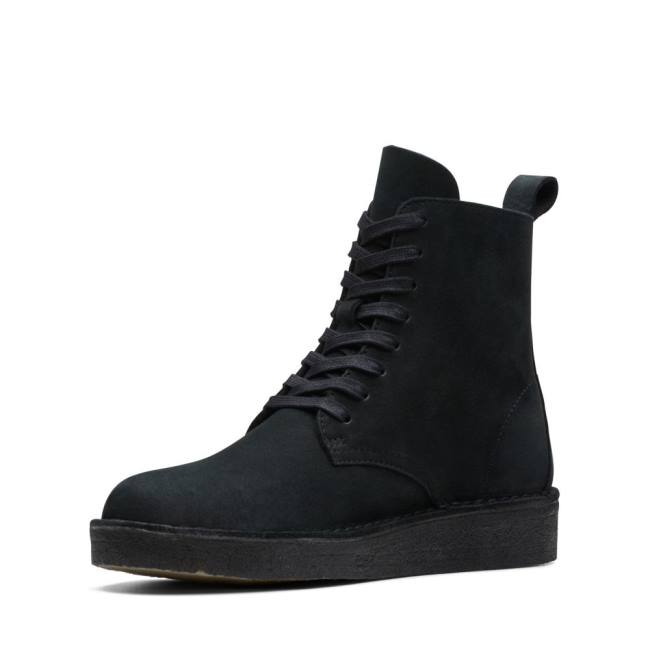 Botas do Deserto Clarks Desert Coal Classicos Hi Feminino Pretas | CLK732FHY