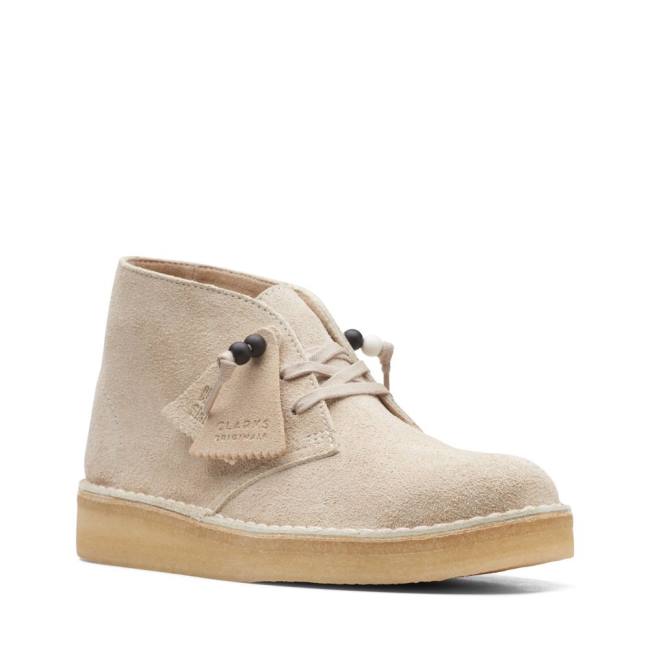 Botas do Deserto Clarks Desert Coal Classicos Feminino Branco | CLK968OAF