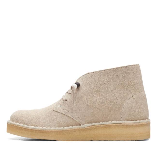 Botas do Deserto Clarks Desert Coal Classicos Feminino Branco | CLK968OAF