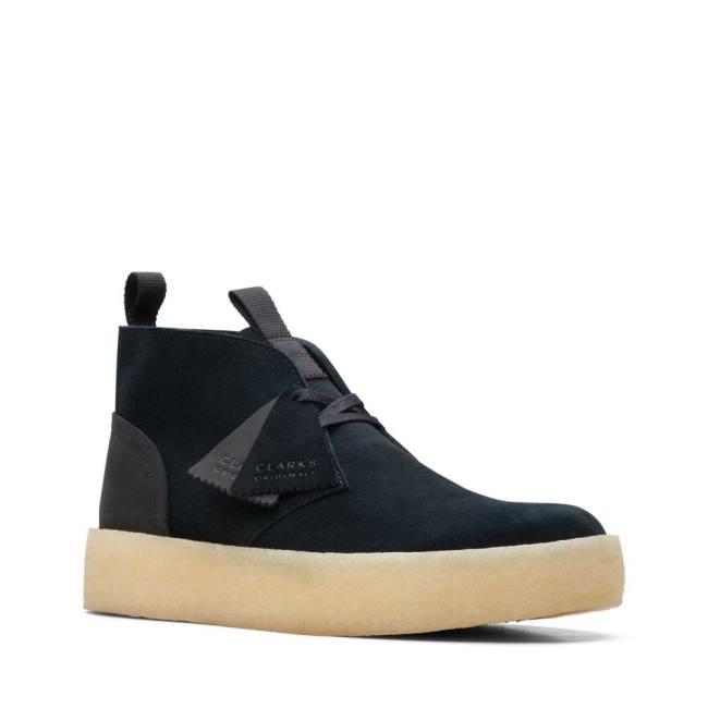 Botas do Deserto Clarks Desert Cup Masculino Pretas | CLK976TBO