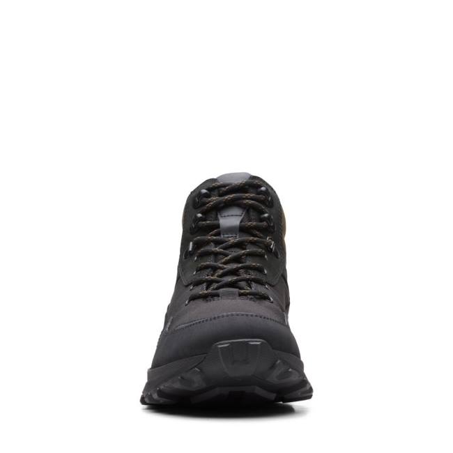 Botins Clarks ATL Trek Hi GORE-TEX Masculino Pretas | CLK791FIC