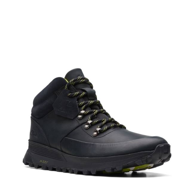 Botins Clarks ATL Trek Medio Masculino Pretas | CLK804OXG