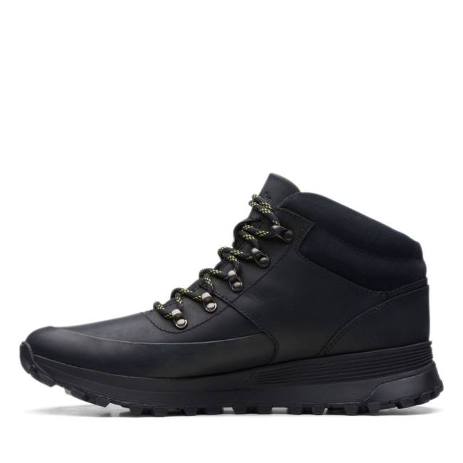 Botins Clarks ATL Trek Medio Masculino Pretas | CLK804OXG