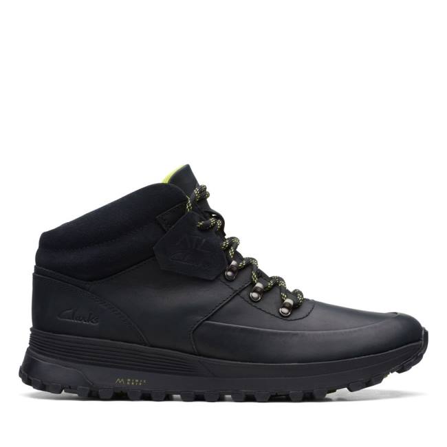 Botins Clarks ATL Trek Medio Masculino Pretas | CLK804OXG