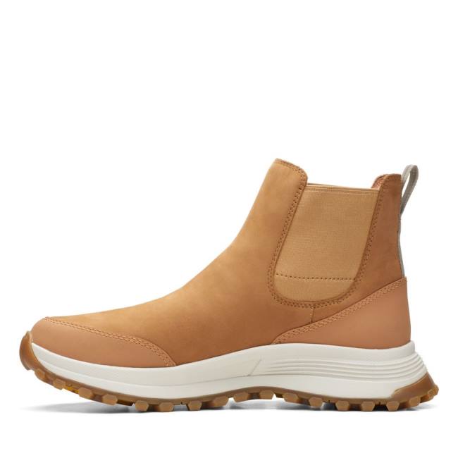 Botins Clarks ATL Trek Up Impermeáveis Feminino Luz Marrom | CLK952NFC