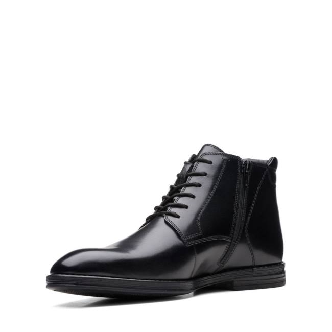 Botins Clarks Citi Stride Rise Masculino Pretas | CLK576OYK