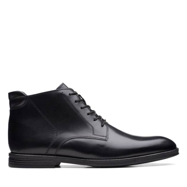 Botins Clarks Citi Stride Rise Masculino Pretas | CLK576OYK