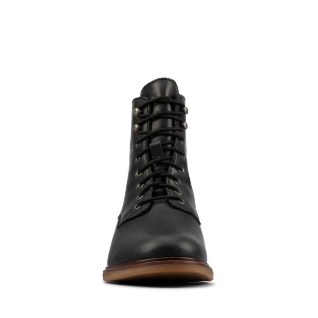 Botins Clarks Clarkdale Renda Feminino Pretas | CLK514FZW