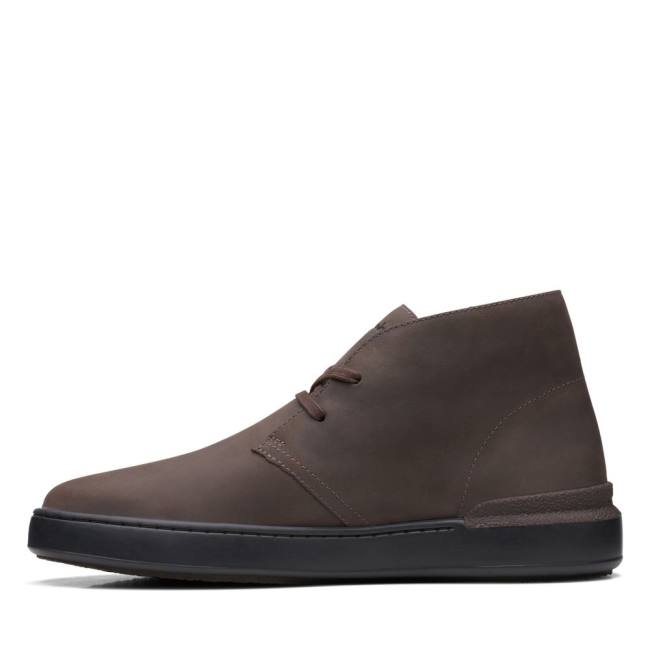 Botins Clarks Court Lite Desert Masculino Marrom Escuro | CLK324ZNW