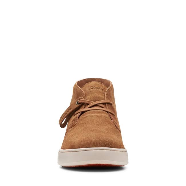 Botins Clarks Court Lite Desert Masculino Marrom | CLK739VWY