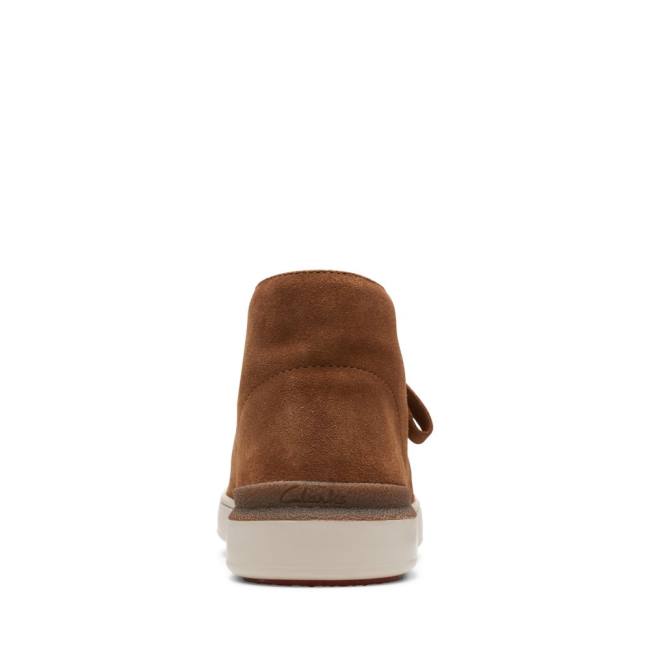 Botins Clarks Court Lite Desert Masculino Marrom | CLK739VWY