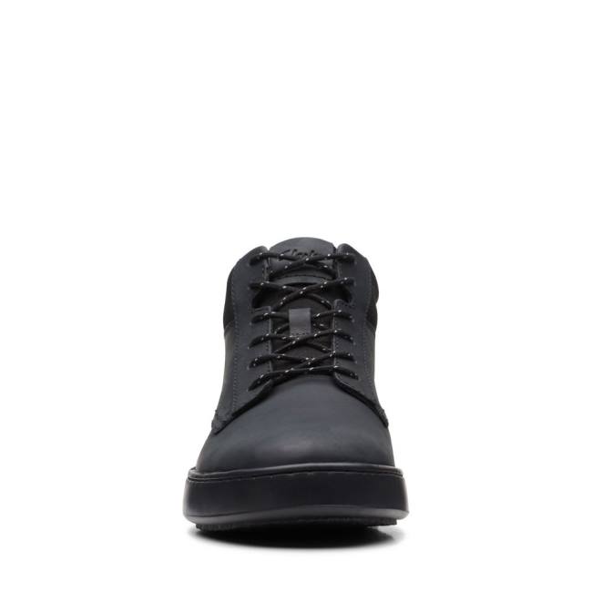 Botins Clarks Court Lite Medio Masculino Pretas | CLK015XZE