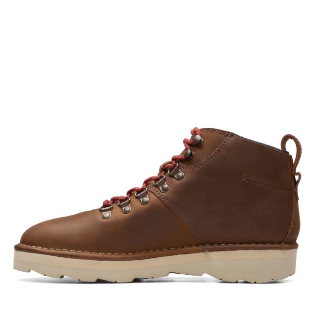 Botins Clarks Craftdale Hike Masculino Marrom | CLK652ZKM