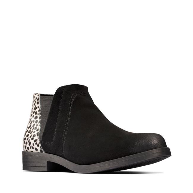 Botins Clarks Demi 2 Beat Feminino Pretas | CLK712YZW