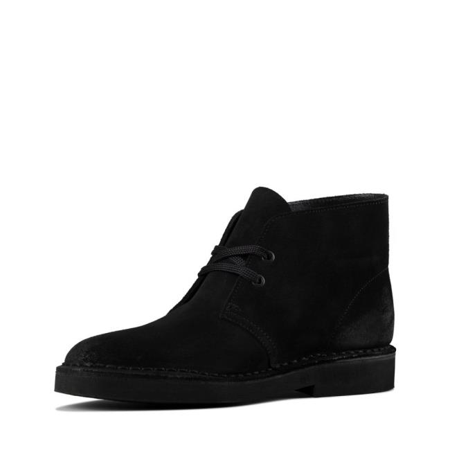 Botins Clarks Desert Boot 2 Feminino Pretas | CLK082NGX