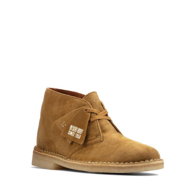 Botins Clarks Desert Boot Feminino Marrom | CLK687RGN