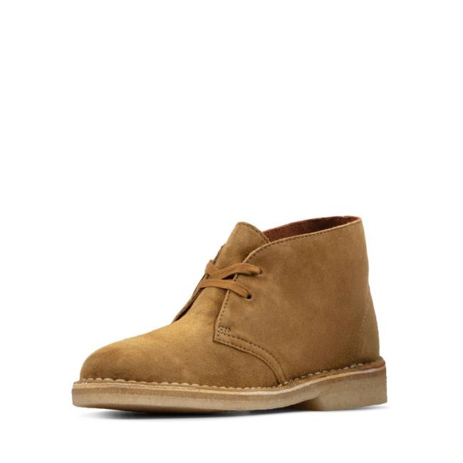 Botins Clarks Desert Boot Feminino Marrom | CLK687RGN