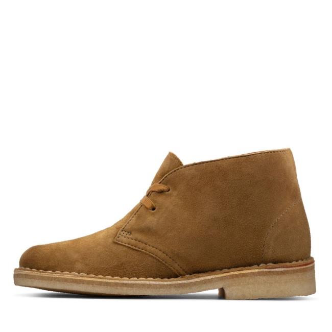 Botins Clarks Desert Boot Feminino Marrom | CLK687RGN