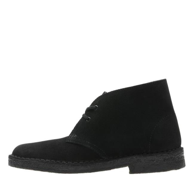 Botins Clarks Desert Boot Feminino Pretas | CLK740WEY