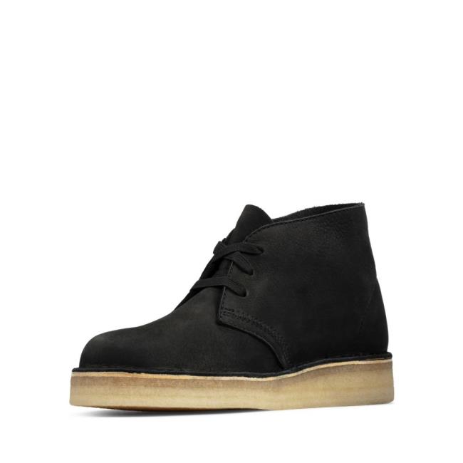 Botins Clarks Desert Coal Feminino Pretas | CLK069KEG