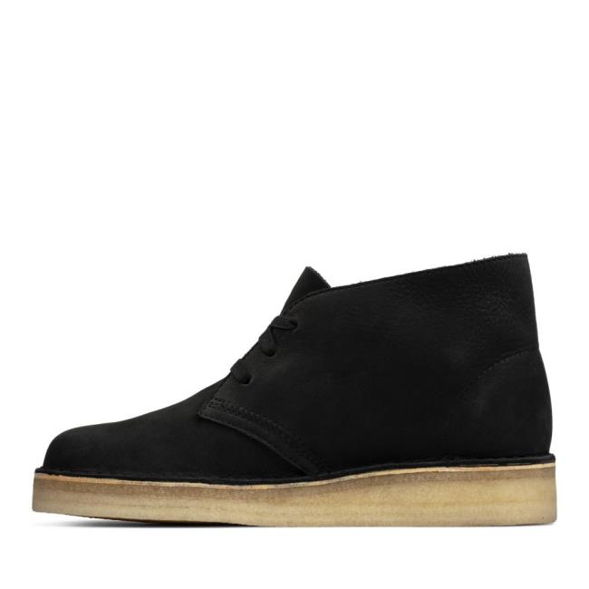 Botins Clarks Desert Coal Feminino Pretas | CLK069KEG