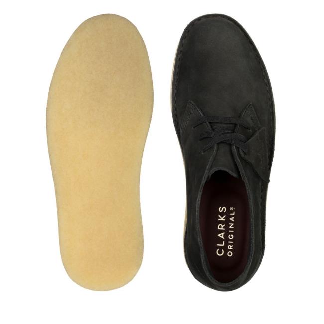 Botins Clarks Desert Coal Feminino Pretas | CLK069KEG