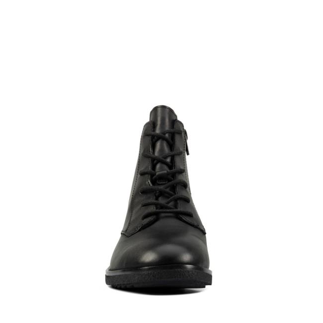 Botins Clarks Griffin Renda Feminino Pretas | CLK815QXC