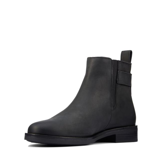 Botins Clarks Memi Lo Feminino Pretas | CLK207OGK