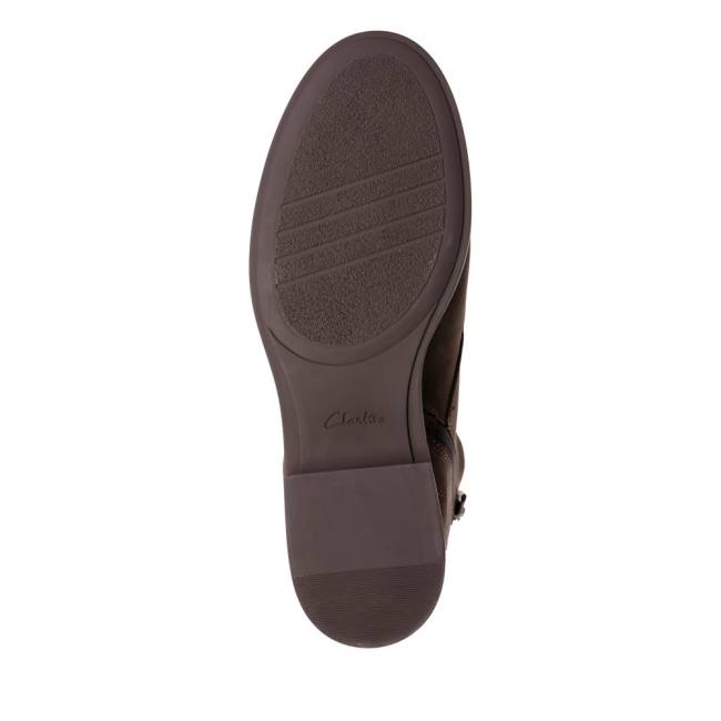 Botins Clarks Memi Renda Feminino Marrom | CLK362CJF