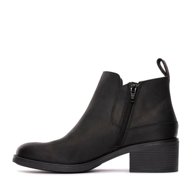 Botins Clarks Memi Zip Impermeáveis Feminino Pretas | CLK395TKE