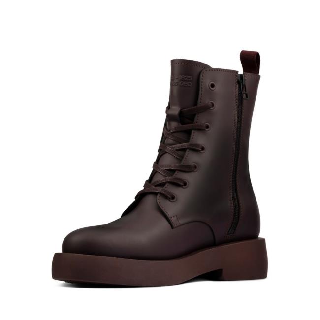 Botins Clarks Mileno Mali Feminino Bordeaux | CLK643NTB