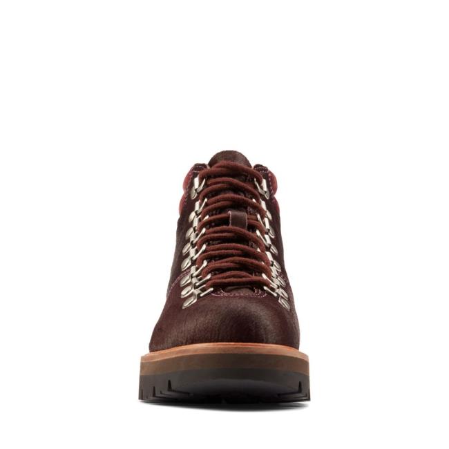 Botins Clarks Orianna Alpine Feminino Bordeaux | CLK187CXP