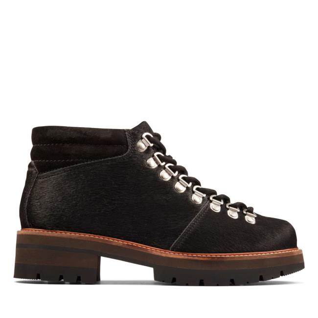 Botins Clarks Orianna Alpine Feminino Pretas | CLK283PNU