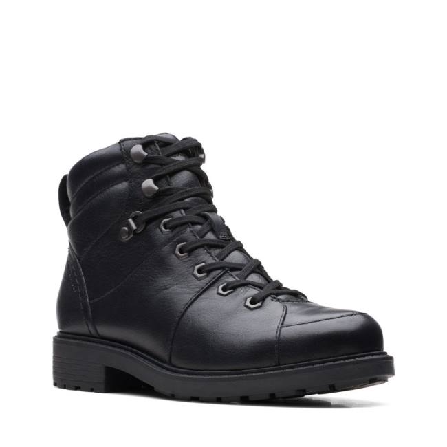 Botins Clarks Orinoco 2 Hike Impermeáveis Feminino Pretas | CLK129OEY