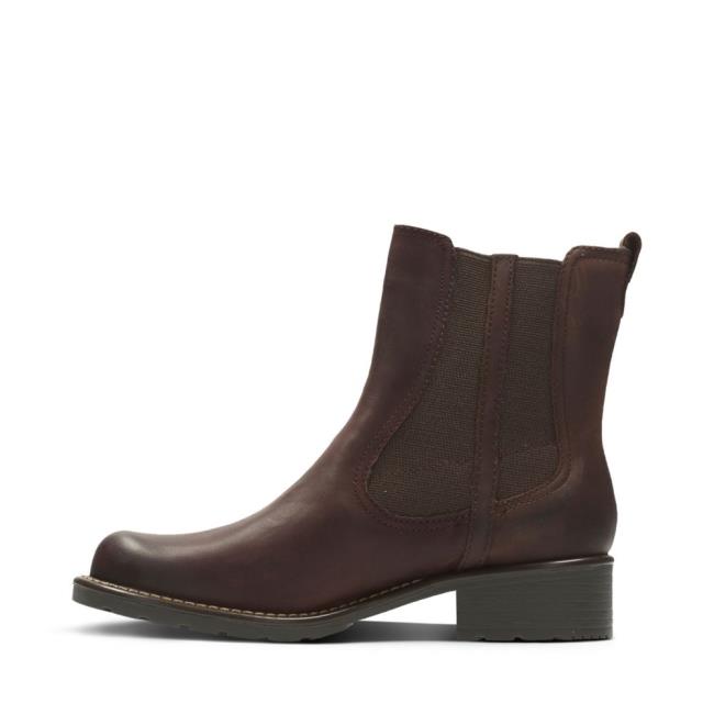 Botins Clarks Orinoco Club Feminino Bordeaux | CLK068MYZ