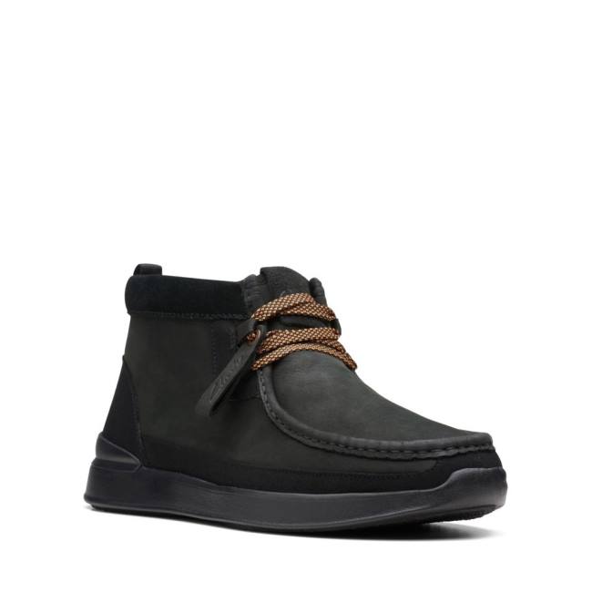 Botins Clarks Race Lite Wally Masculino Pretas | CLK564EDB