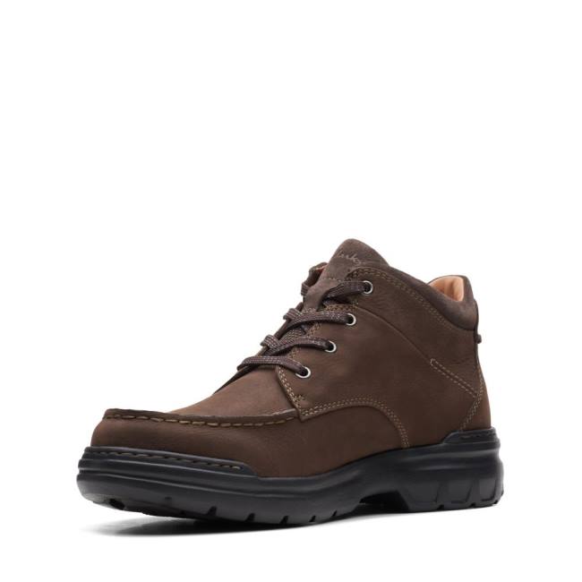 Botins Clarks Rockie 2 HI GORE-TEX Masculino Marrom | CLK324RST