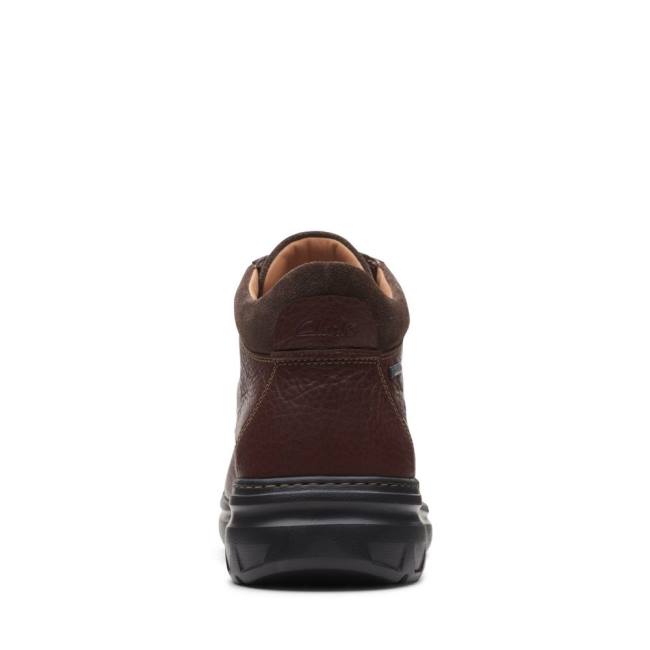 Botins Clarks Rockie 2 Up GORE-TEX Masculino Vermelhas Escuro | CLK038UXC