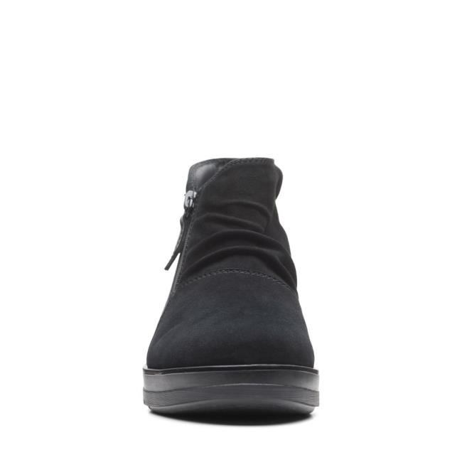 Botins Clarks Shaylin Up Feminino Pretas | CLK943EPL